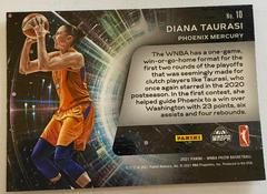 Card Back | DIANA TAURASI Basketball Cards 2021 Panini Prizm WNBA Far Out