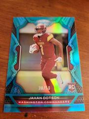 Jahan Dotson [Teal] #114 Football Cards 2022 Panini Certified Prices