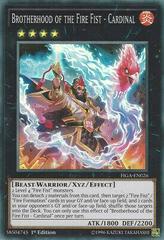 Brotherhood of the Fire Fist - Cardinal YuGiOh Fists of the Gadgets Prices