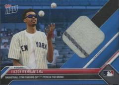 Victor Wembanyama [Relics Blue] #472E Baseball Cards 2023 Topps Now Prices