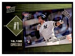 Aaron Judge #TN-1 Baseball Cards 2018 Topps Now Prices