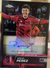 Miguel Perez [Autograph Black] #102 Soccer Cards 2023 Topps Chrome MLS Prices