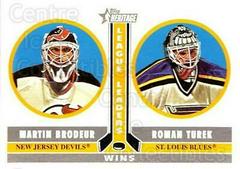 Martin Brodeur, Roman Turek Hockey Cards 2000 Topps Heritage Prices