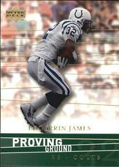 Edgerrin James #PG18 Football Cards 2001 Upper Deck Proving Ground Prices
