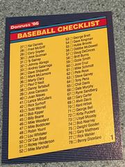 Checklist 27-130 [45 Is Beane] Baseball Cards 1986 Donruss Prices