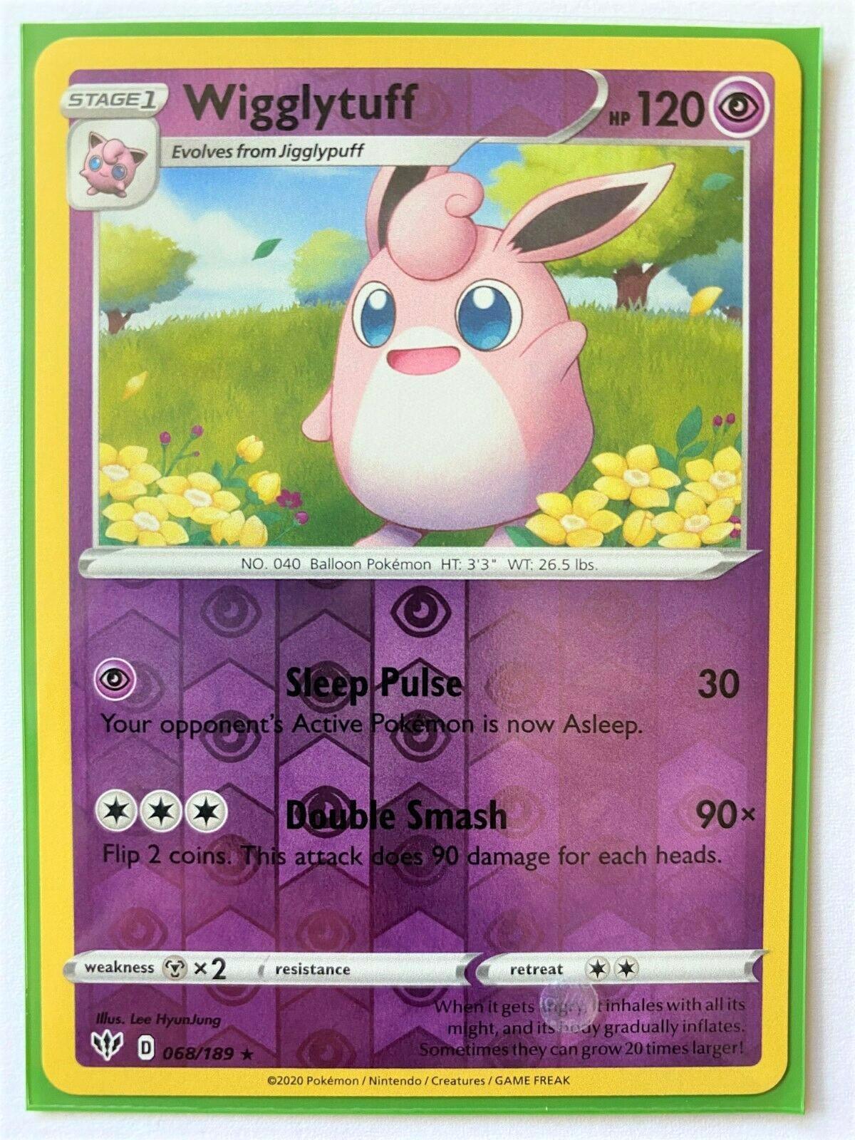 Carta Pokémon WIGGLYTUFF GX 42/68 - Colección Hidden Fates
