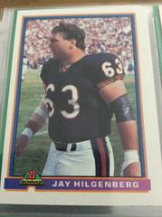 Jay Hilgenberg Football Cards 1991 Bowman Prices