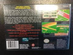 Back Of Box | Sports Illustrated Championship Football & Baseball Super Nintendo