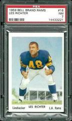 Les Richter Football Cards 1959 Bell Brand Rams Prices