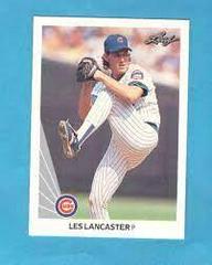 Les Lancaster #361 Baseball Cards 1990 Leaf Prices
