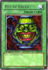 Pot of Greed [1st Edition] LOB-119 YuGiOh Legend of Blue Eyes White Dragon Prices
