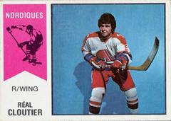 Real Cloutier #63 Hockey Cards 1974 O-Pee-Chee WHA Prices