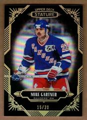 Mike Gartner [Black] #95 Hockey Cards 2020 Upper Deck Stature Prices
