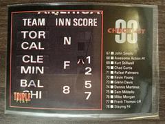 Checklist #132 Baseball Cards 1993 Panini Donruss Triple Play Prices