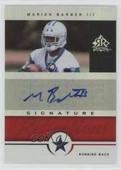 Marion Barber [Red] #SR-MB Football Cards 2005 Upper Deck Reflections Signatures Prices