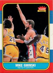 Mike Gminski Basketball Cards 1986 Fleer Prices