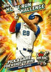 Matt Olson #HRC-5 Baseball Cards 2024 Topps Home Run Challenge Prices