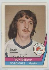 Don McLeod Hockey Cards 1977 O-Pee-Chee WHA Prices
