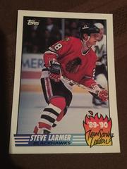 Steve Larmer Hockey Cards 1990 Topps Team Scoring Leaders Prices