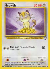 Meowth #80 Pokemon Base Set 2 Prices