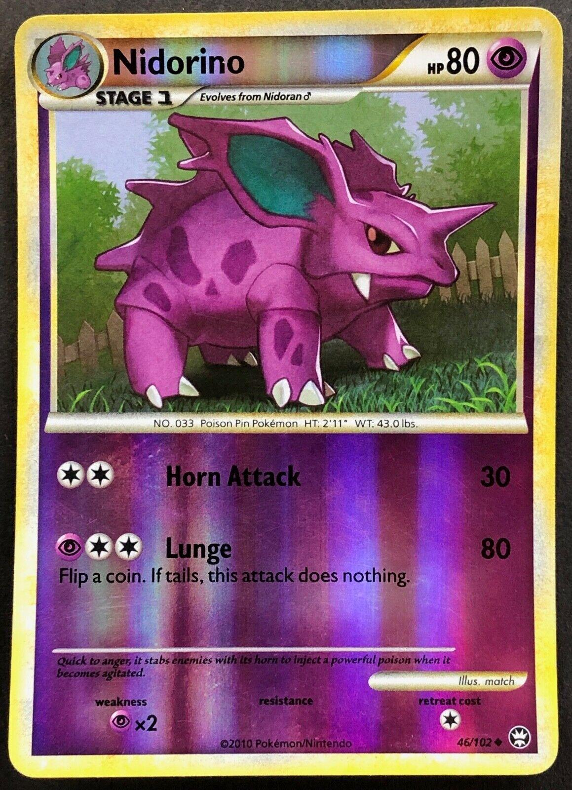 Nidorino Reverse Holo 46 Prices Pokemon Triumphant Pokemon Cards 6524