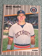 Mike Heath [Correct Stats Back] #132 Baseball Cards 1989 Fleer Prices