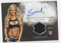 Summer Rae [Black] Wrestling Cards 2015 Topps WWE Undisputed Autographs Prices