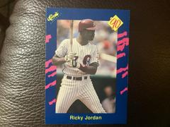 Ricky Jordan Baseball Cards 1990 Classic Prices