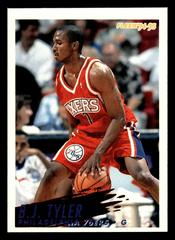 B. J.  Tyler #345 Basketball Cards 1994 Fleer Prices