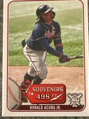Ronald Acuna Jr Baseball Cards 2021 Topps Big League Souvenirs Prices