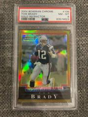 Tom Brady [Gold Refractor] #106 Football Cards 2004 Bowman Chrome Prices