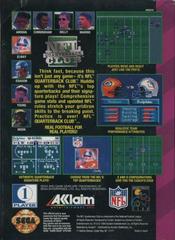 NFL Quarterback Club 95 - Back | NFL Quarterback Club 95 Sega Game Gear