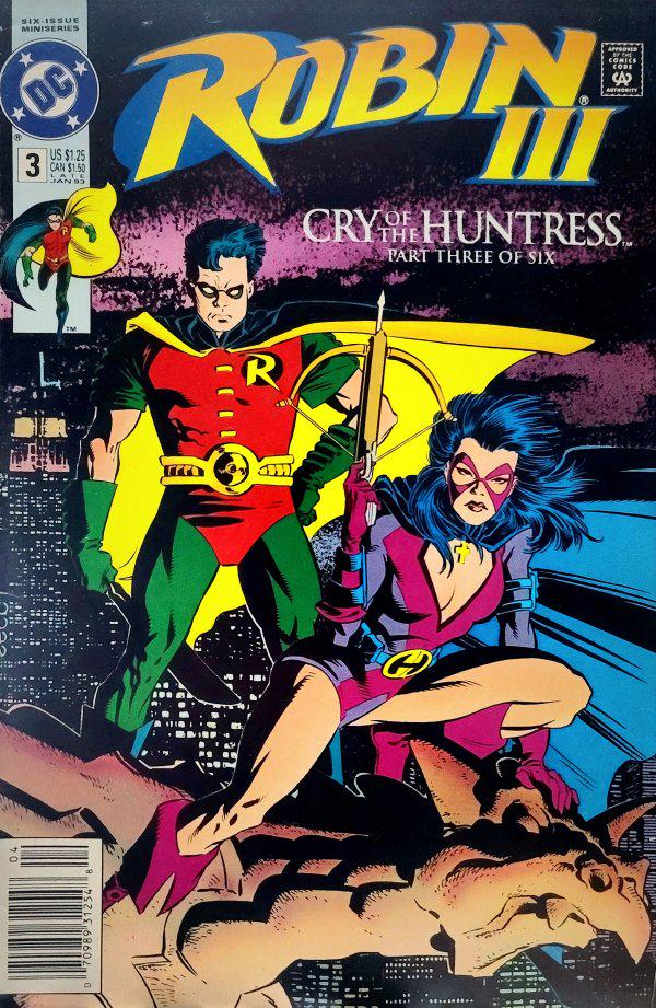 Robin III: Cry of the Huntress [Newsstand] #3 (1992) Comic Books Robin III: Cry of the Huntress