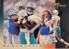 O.J. McDuffie #77 Football Cards 1997 Pinnacle X Press Prices