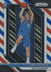 Luka Doncic [Red, White, Blue Prizm] Basketball Cards 2018 Panini Prizm Prices