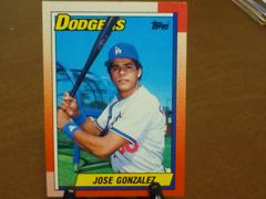 Jose Gonzalez Baseball Cards 1990 Topps Prices