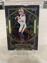 Josh Allen [Electric Etch Yellow] #4 Football Cards 2019 Panini Obsidian Prices