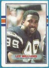 LEE WILLIAMS #301 Football Cards 1989 Topps Prices