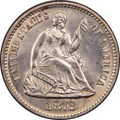 1872 S Coins Seated Liberty Half Dime Prices