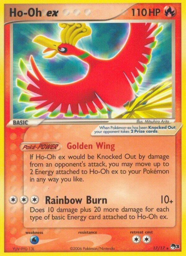 Ho-Oh EX #17 Pokemon POP Series 3