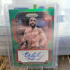 Belal Muhammad [Green] #SG-BMH Ufc Cards 2022 Panini Prizm UFC Signatures Prices
