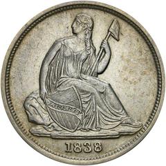 1838 Coins Seated Liberty Dime Prices