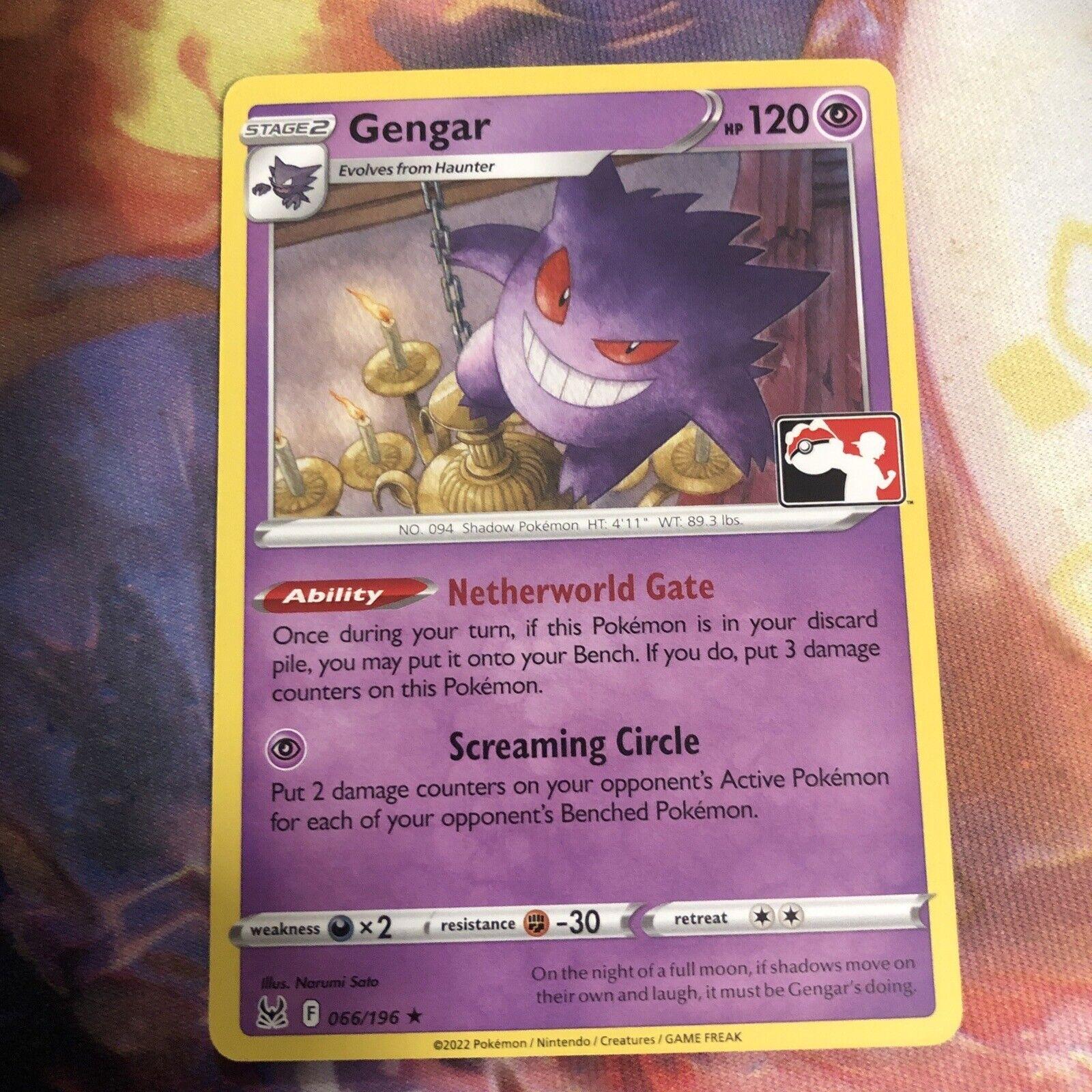 Gengar [Prize Pack] #66 Prices | Pokemon Lost Origin | Pokemon Cards