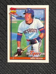 Mike Heath #16 Baseball Cards 1991 Topps Micro Prices