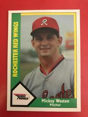 Mickey Weston #3 Baseball Cards 1990 CMC Rochester Red Wings Prices