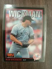 Bob Wickman #189 Baseball Cards 1993 Panini Donruss Triple Play Prices