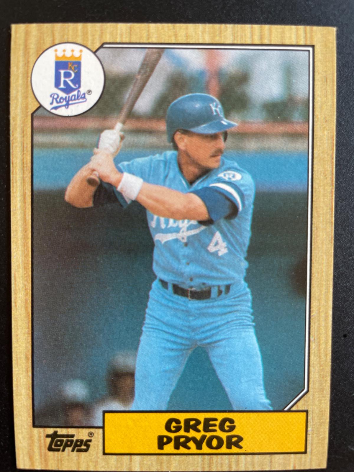 Greg Pryor Ungraded 1987 Topps