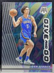 Josh Giddey #7 Basketball Cards 2022 Panini Mosaic Give and Go Prices