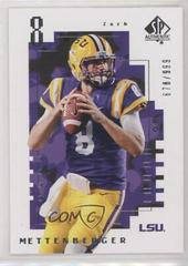 Zach Mettenberger [Autograph] #FW-23 Football Cards 2014 SP Authentic Future Watch Prices