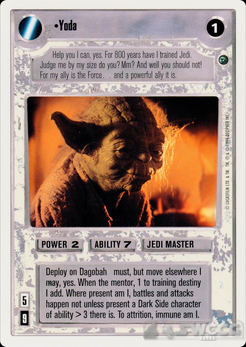 Yoda [Revised] Star Wars CCG Dagobah